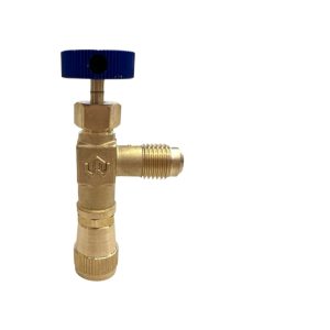 HVAC Refrigerant Charging Valve R22-R22 1/4 inch Male Flare for AC & HVAC System Charging