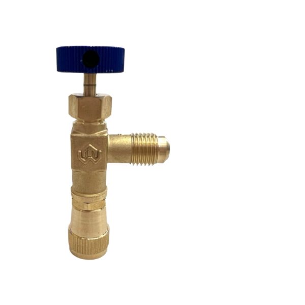 HVAC Refrigerant Charging Valve R22-R22 1/4 inch Male Flare for AC & HVAC System Charging