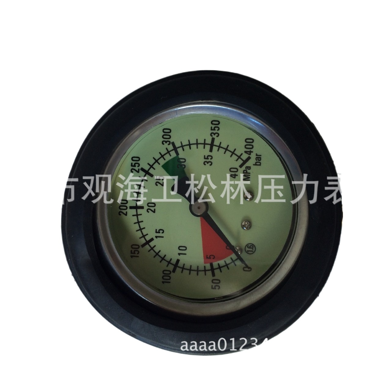SONGLIN Luminous Pressure Gauge 60mm 0-40 MPa / 0-400 bar, Accuracy Class 1.6, Anti-Vibration for Hydraulic Systems - Image 2