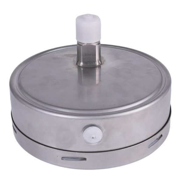 YN150 Axial Eccentric Stainless Steel Pressure Gauge Vacuum Wholesale Shock-Resistant Pressure Gauge for Industrial Steam High-Temperature Applications - 이미지 2