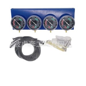 Motorcycle Carburetor Synchronizer Vacuum Gauge Kit (4 Cylinder) for Carburetor Synchronization and Vacuum Suction Balance