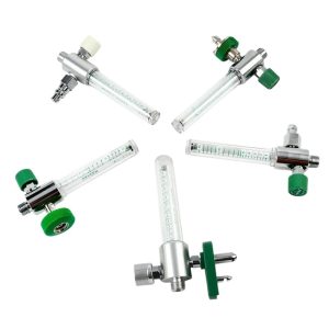 Medical Oxygen Flowmeter 0-15 L/min with Gas Panel Wall Plate Adapter for Central Oxygen Supply