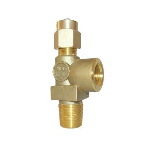 CO2 Cylinder Valve QF-7B (No Handwheel) Brass Material for QF-2D QF-7D2 Gas Cylinders