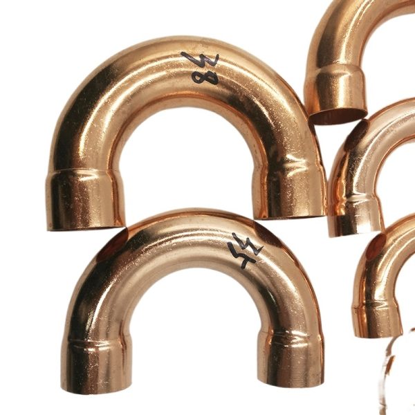 Copper Pipe Connector Fitting U-bend 90-Degree Elbow Straight Adapters for HVAC Plumbing Systems (Various Sizes: 10mm-42mm) - Image 3