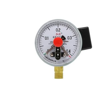 Hongqi YXCM-100 YXCMK-100 Pressure Gauge Shock-Resistant Oil-Filled Magnetic Electrical Contact Pressure Manometer