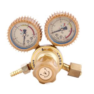 Golden Antishock Oxygen Pressure Reducer Gauge (0-25 MPa, 0-40 MPa) for Oxygen Tanks
