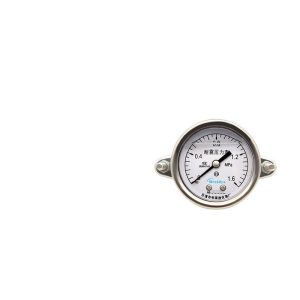 Axial Pressure Gauge YN50ZV (0-1.6MPa, 0-40MPa) for Air, Oil, Water Pressure Systems