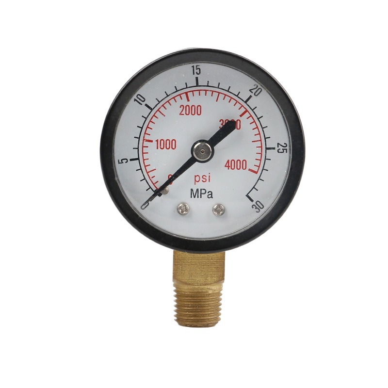 Metal Shell Pressure Gauge 0-150 psi/0-10 bar for Water Pump Lubrication Equipment HVAC - Image 3