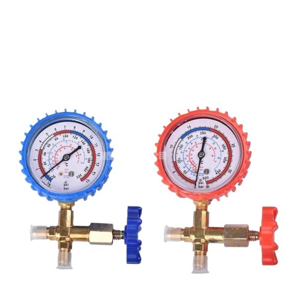 HVAC Refrigerant Charging Meter Gauge for R12 R22 R134a R404A Air Conditioner