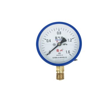 GuanShan Oxygen Pressure Gauge YO100 (0-1.6 MPa, 1.6 Accuracy) for Industrial Gas Systems Replaces 23096014103