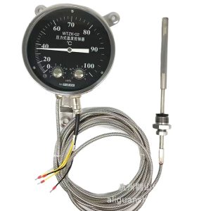 Pressure Type Temperature Controller WTZK-02 (0-100°C) for Transformer Plants, Replaces No. 2081612