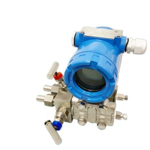 Explosion-Proof Smart Differential Pressure Transmitter with Three-Valve Manifold (0-1000 Range, 4-20mA Output, 24V Power)