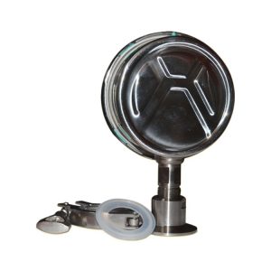 Sanitary Diaphragm Pressure Gauge Stainless Steel Y100 0-1.6MPa with Tri-Clamp Connection