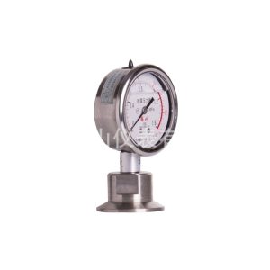 Sanitary Diaphragm Pressure Gauge Stainless Steel 304 Clamp Connection 38mm Tri-Clamp 50.5/64mm Food Grade Quick-Install Gauge