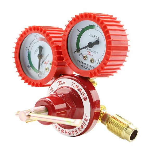 Acetylene Pressure Reducer with Protective Cover (YQE03-B, 0-3 MPa) for Industrial & Mechanical Factory Use - Изображение 3