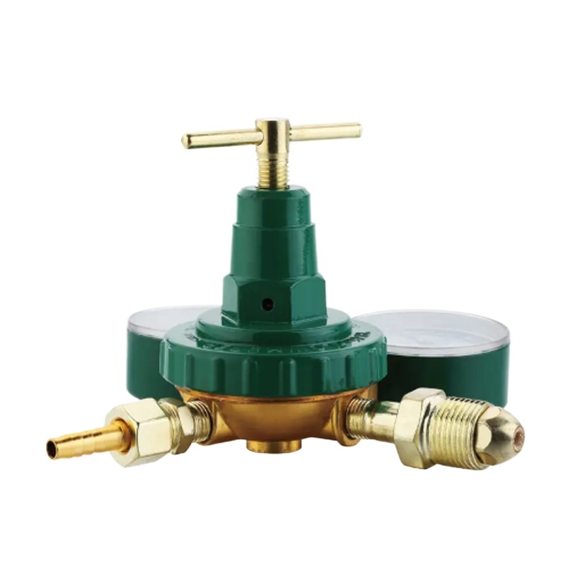 MEDIUM DUTY Oxygen Regulator (0-25 MPa, 0-3500 PSI) with Dual Gauges and Brass Fittings for Welding/Cutting Torches, Replaces YR16 F - Image 3