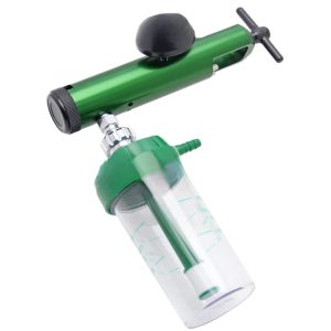 CGA870 Oxygen Regulator with Humidifier Bottle for Medical Gas Supply