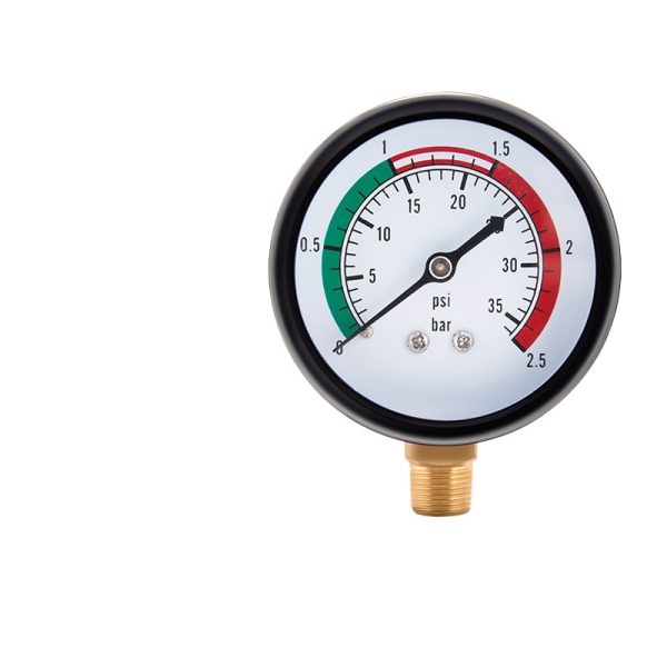 Automotive Radiator Pressure Gauge Cooling System Test Tool with Manual Pump and Precision Movement (0-2.5 bar/psi) for Various Vehicle Systems