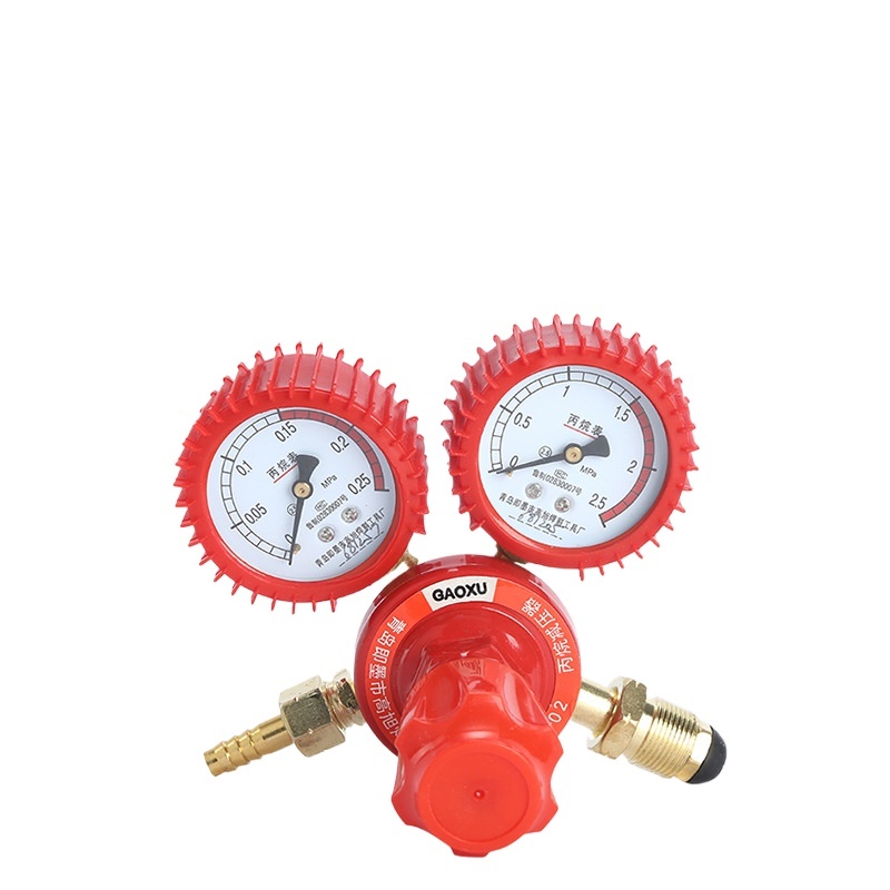 GAOXU YQW-02 Propane Pressure Reducer Regulator Gauge Anti-Shock Gas Saving for Welding Cutting - Image 3