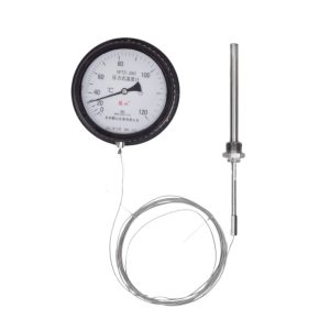 Pressure Type Thermometer WTZ-280 (0-120℃) with Radial Connection for Industrial HVAC Systems