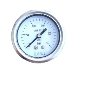 Shangyi Instrument Y-60B EN837-1 Stainless Steel Pressure Gauge 0-250 bar Radial M14*1.5 60mm Dial for HVAC Systems