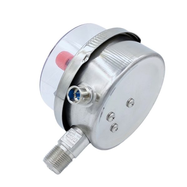 Stainless Steel Electric Contact Pressure Gauge YXC-100BF Series 380V 30VA for Water/Air/Oil/Hydraulic Systems, Replaces YXC100BF30VA - รูปภาพ 3