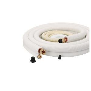 Copper Air Conditioner Connecting Pipe Kit with Insulation (6.35*0.6/12.7*0.6) for AC Extension, Universal Fit