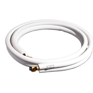 Universal HVAC Copper Pipe Extension Hose (6.35*0.6/15.88*0.7) for Air Conditioner Indoor/Outdoor Units, 3 Meter Length