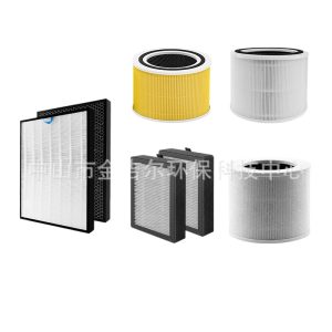 Air Purifier Filter Replacement for LEVOIT Core 200 Core 300 Core P350 LV-H133 LV-H131 LV-H134 LV-H128, with H13 True HEPA and Activated Carbon