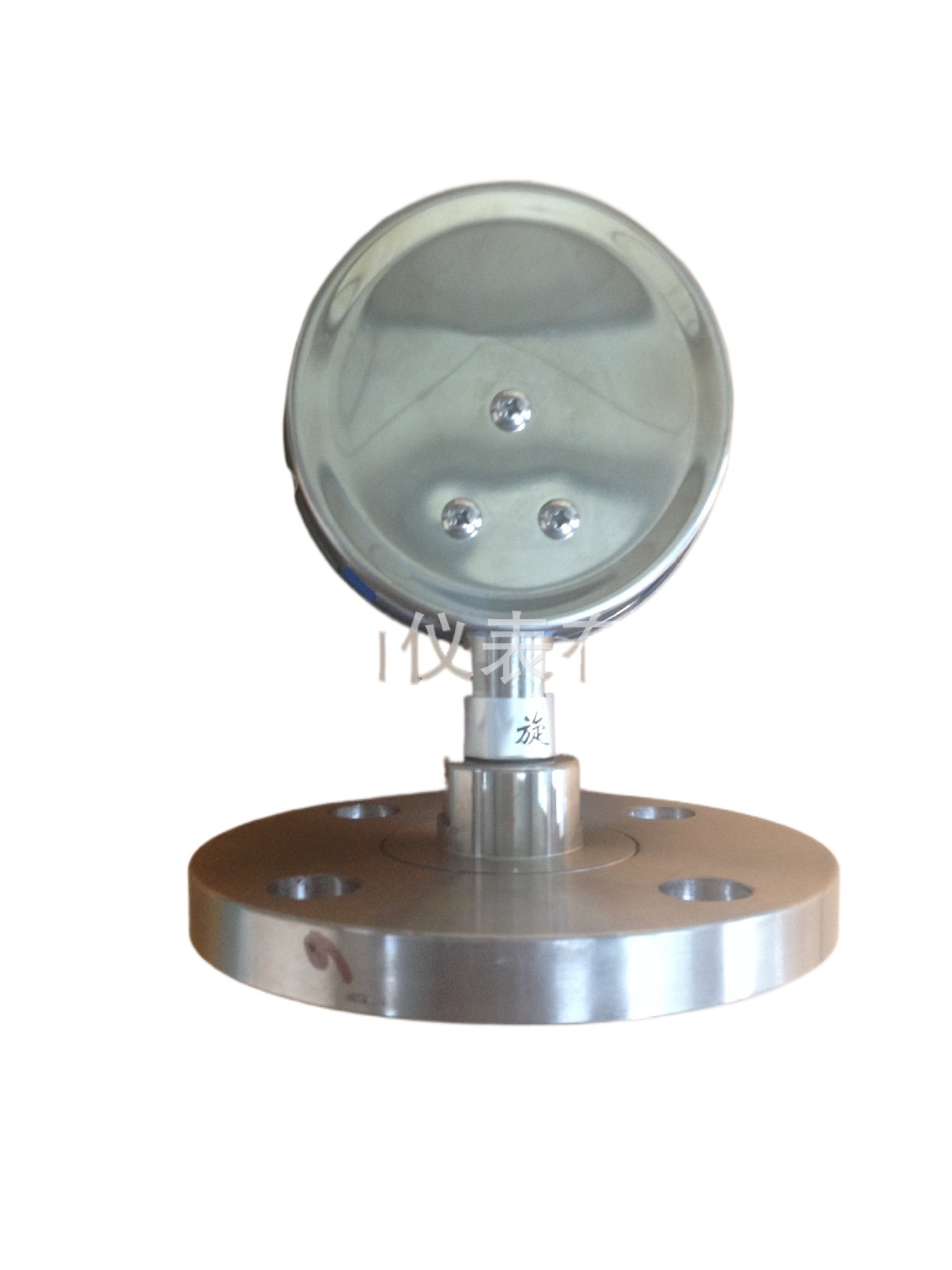 Flange Diaphragm Pressure Gauge YN100 100mm Dial with 1.6 Accuracy, -0.1 to 0.6 MPa Range, 316 Stainless Steel, Radial Connection for HVAC Systems - Image 3