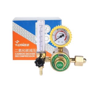 Yuepai Heated CO2 Pressure Reducer Regulator for Welding & Cutting with Multiple Voltage Options