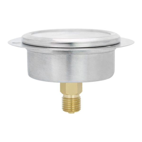 YN60ZT Oil-Filled Shock-Resistant Flange Back-Mount Pressure Gauge M14*1.5 Axial 60mm Diameter for HVAC Systems - Изображение 3