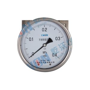 Stainless Steel Differential Pressure Gauge (0-0.4 MPa, Class 2.5) for HVAC Systems