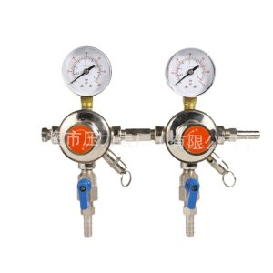 Dual Gauge CO2 Pressure Reducer Regulator Valve CO2-13J06 for Beer Brewing Dispensing System Replaces CO2-13J06