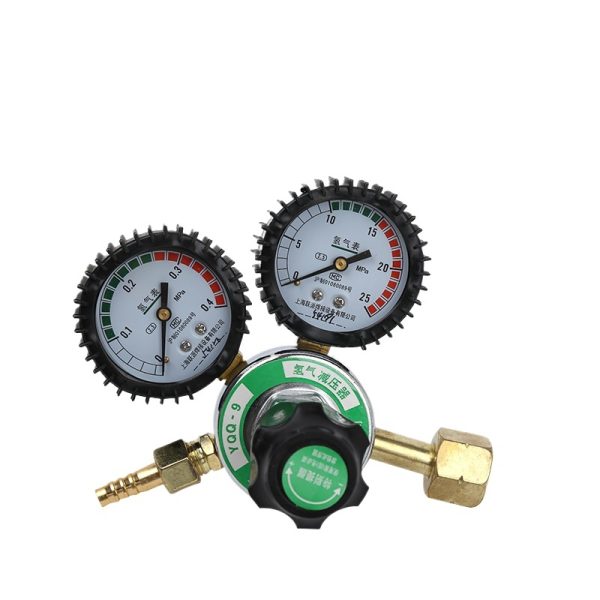 Yuepai YQQ-9 Hydrogen Pressure Reducer Regulator Gauge for Welding and Cutting