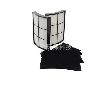 HEPA Filter with Carbon Pre-Filters for PureZone Breeze Desktop Air Purifier Replaces PECOMPAP PECOMFIL