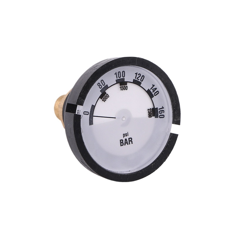 Axial Plastic Housing Pressure Gauge JTV38 (40mm, 0-160 BAR/PSI, ±2.5% Accuracy) for HVAC Systems - Image 2
