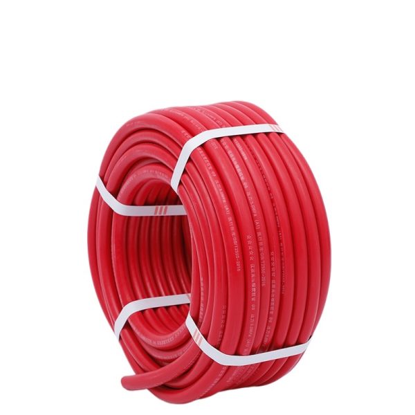 Durable High-Pressure Rubber Hose (Red/Blue, Flexible, Puncture-Resistant) for Welding, HVAC, and Industrial Applications - Imej 2
