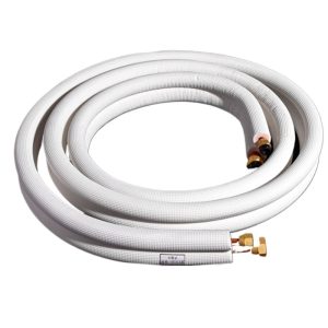 Pure Copper Air Conditioner Connecting Pipe (6.35x0.6mm + 9.52x0.6mm) for HVAC Systems, 3-30m Length, High Temperature Resistant, Anti-aging, Easy Install