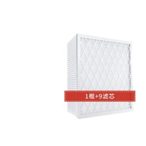 Panel Plastic Frame Air Filter 20x20x1 inch MERV 11 (1+9) Pack for Dust, Pet Dander, Allergies, Pollen, Smoke, Bacteria