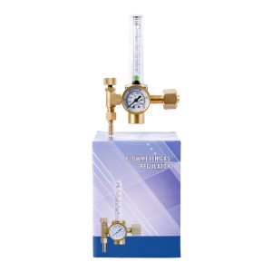 AR-191 All Brass Argon Gas Regulator (0-2.5 MPa, 1.5 LPM) for ARC Welding, Inlet G5/8" Outlet M16 x 1.5 Interface