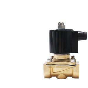 Waterproof Solenoid Valve 2A Series IP65 Grade Brass Body Copper Coil Water Gas Valve for HVAC Systems