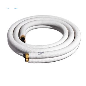Copper Pipe Air Conditioner Connection Tube with Insulation (6.35mm x 0.6mm + 12.7mm x 0.6mm) for 2P Central AC Systems, Universal 3-30M Extender Pipe