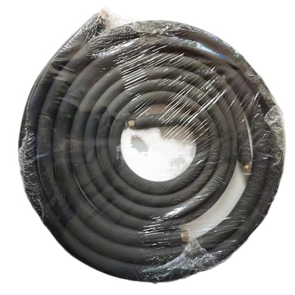 Premium HVAC Aluminum Copper Tubing Air Conditioner Connecting Pipe (High Pressure Type) for R32 R410 R22 Systems, Thickened Black Insulated for 1P-5P Units - 이미지 3