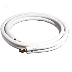 Peeve Copper Tube Air Conditioner Extension Pipe (6.35*0.6 + 15.88*0.7mm) for HVAC Systems, Factory Direct
