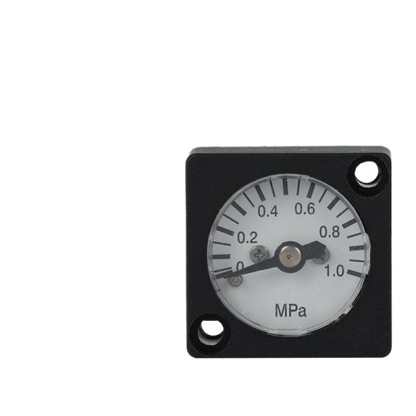 Pneumatic Air Pressure Regulator Gauge (Square Pressure Gauge) 0-1.0 MPa, 2.5% Accuracy, 27MM for Air Compressor Systems - รูปภาพ 3