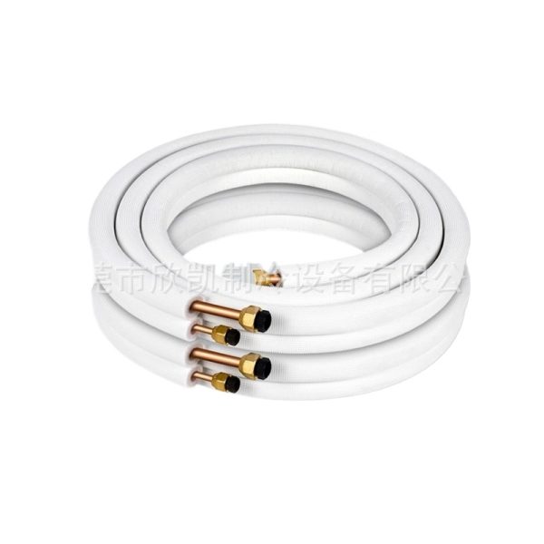 Pure Copper HVAC Refrigeration Line Set (TP2 Copper, Double-Layer Insulation) for 1HP-5HP Air Conditioners - Изображение 2