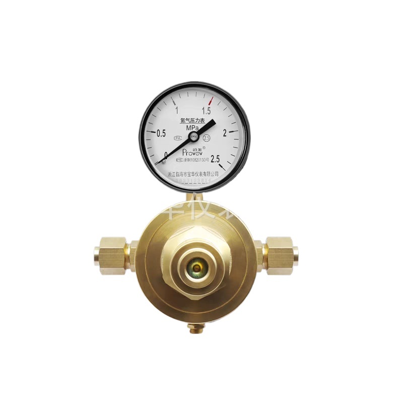 Provov All-Copper Nitrogen Pipeline Pressure Reducer (2.5 MPa / 25 MPa) for Welding Oxygen Supply Systems - Image 3
