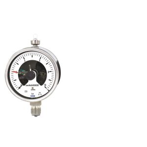 Original WIKA PGS23 Series Electric Contact Pressure Gauge Indicator (DIN G 1/2) for Industrial HVAC Systems