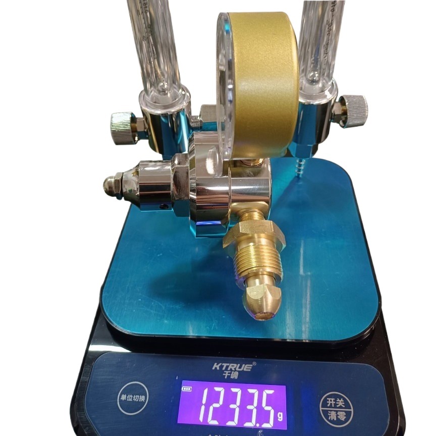 Dual Tube Argon Gas Regulator with Double Flow Meter for TIG Welding, Pressure Reducer for Export - Image 2